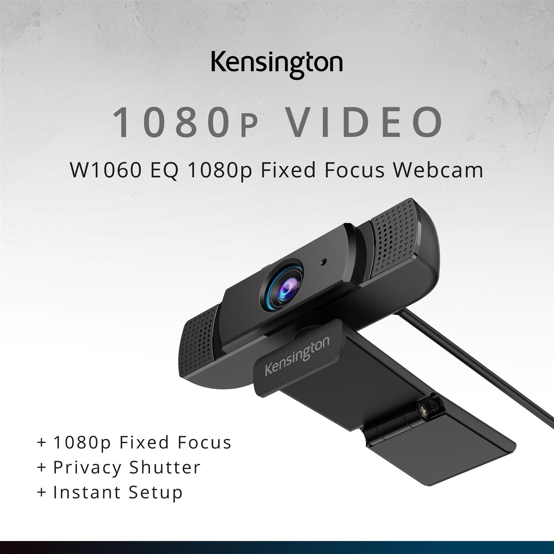 Amazon.com: Kensington W1060 EQ 1080p Fixed Focus Webcam with